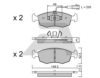 AISIN BPFI-1007 Brake Pad Set, disc brake